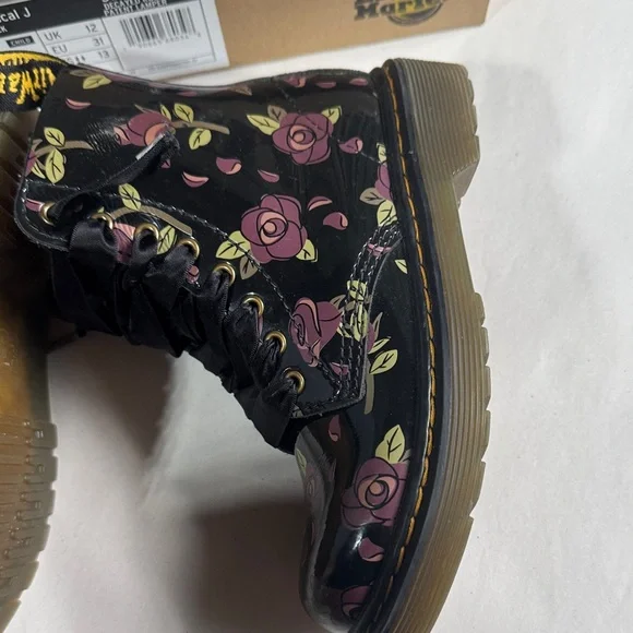 Dr. Martens | 1460 Pascal J Boots | Decayed Rose Child US 13 - Picture 12 of 16